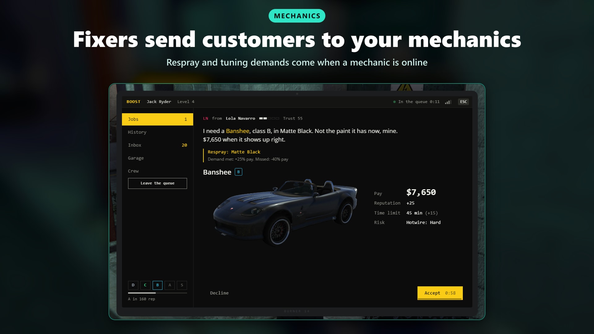 Fixer respray demand