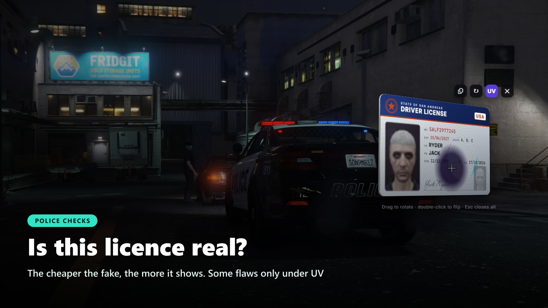 Traffic stop